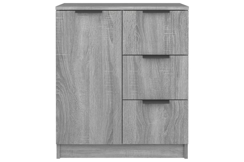 beBasic skænke 2 stk. 60x30x70 cm konstrueret træ grå sonoma-eg - GrÃ¥ - Opbevaring - Opbevaringsmøbler - Skænke & sideboards