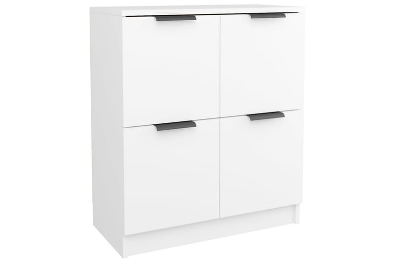 beBasic skænke 2 stk. 60x30x70 cm konstrueret træ hvid - Hvid - Skænke & sideboards