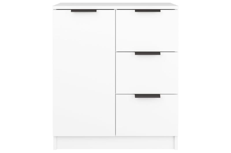 beBasic skænke 2 stk. 60x30x70 cm konstrueret træ hvid - Hvid - Skænke & sideboards