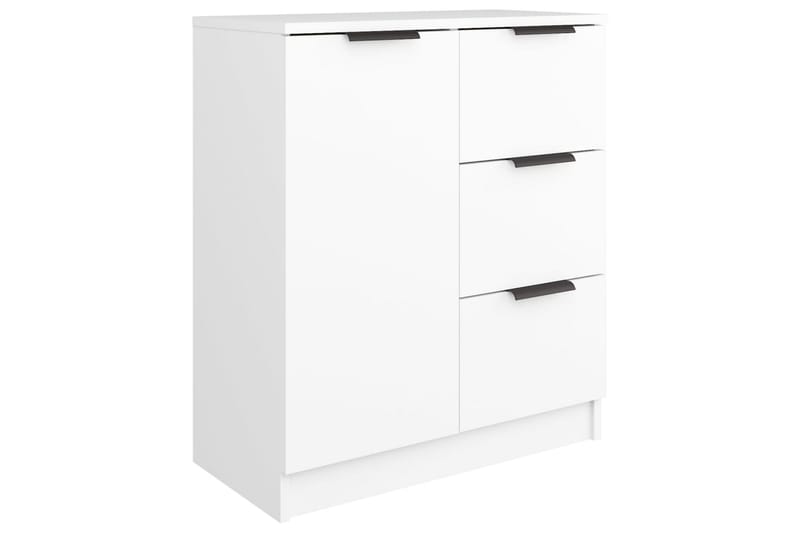 beBasic skænke 2 stk. 60x30x70 cm konstrueret træ hvid - Hvid - Skænke & sideboards