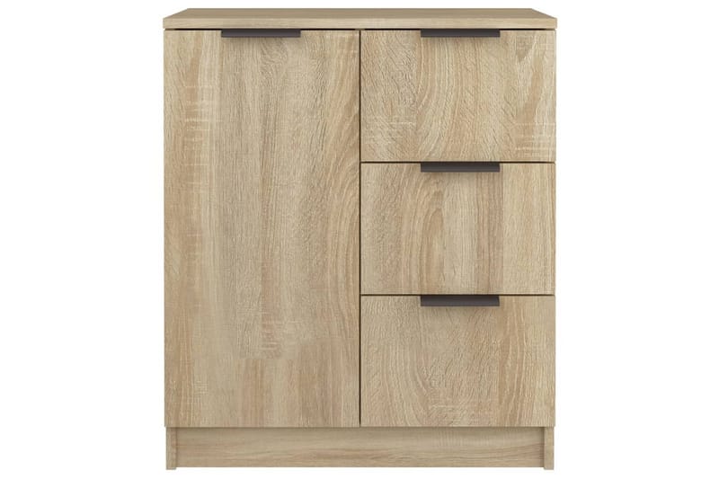 beBasic skænke 2 stk. 60x30x70 cm konstrueret træ sonoma-eg - Brun - Skænke & sideboards