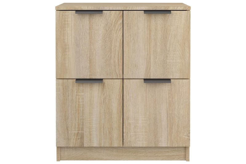 beBasic skænke 2 stk. 60x30x70 cm konstrueret træ sonoma-eg - Brun - Skænke & sideboards