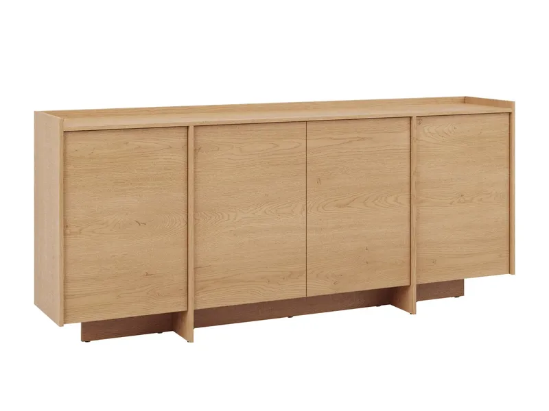 Bellia Skænk 200x38 cm - Brun/Hvid - Opbevaring - Opbevaringsmøbler - Skænke & sideboards
