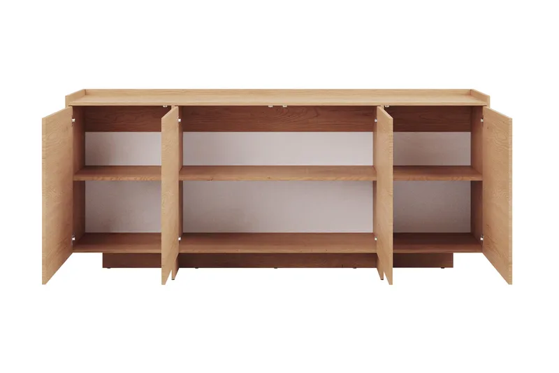 Bellia Skænk 200x38 cm - Brun/Hvid - Opbevaring - Opbevaringsmøbler - Skænke & sideboards