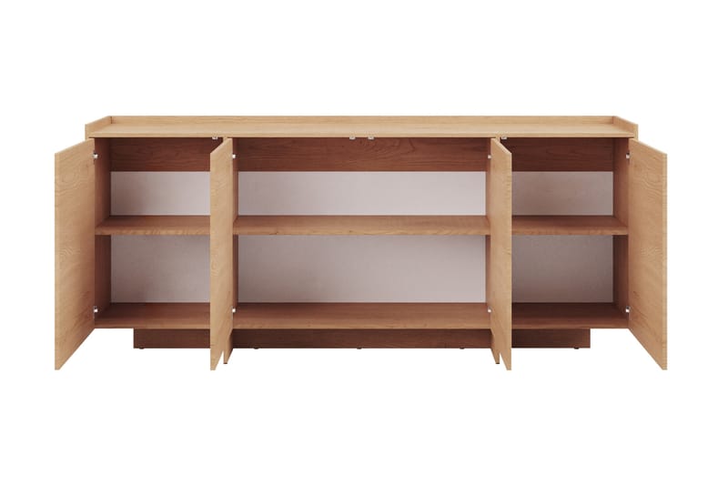 Bellia Skænk 200x38 cm - Brun/Hvid - Opbevaring - Opbevaringsmøbler - Skænke & sideboards