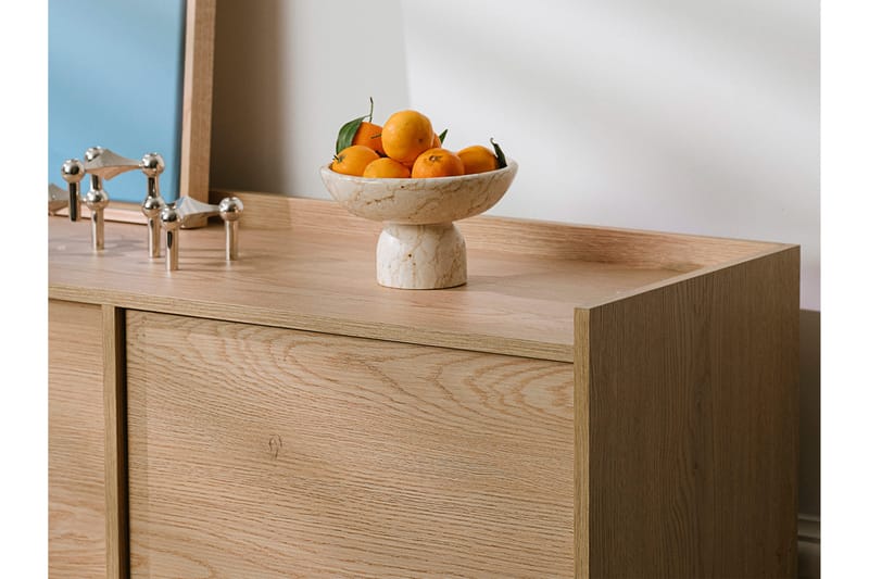 Bellia Skænk 200x38 cm - Brun/Hvid - Opbevaring - Opbevaringsmøbler - Skænke & sideboards