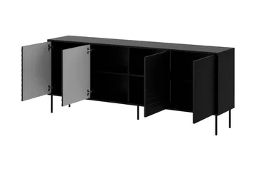 Belonger Kommode 200 cm - Sort - Opbevaring - Opbevaringsmøbler - Kommode