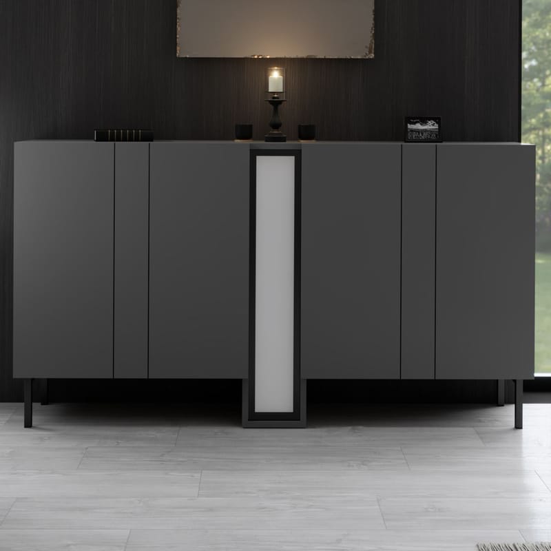 Berriaren Konsolbord 155 cm - Antracit - Opbevaring - Opbevaringsmøbler - Skænke & sideboards