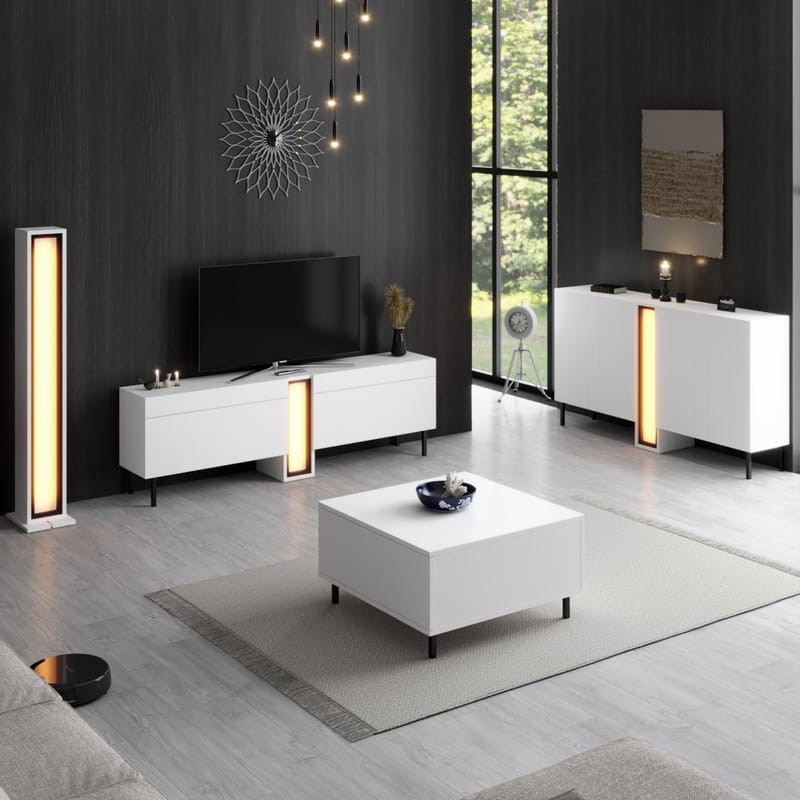 Berriaren Konsolbord 155 cm - Hvid - Opbevaring - Opbevaringsmøbler - Skænke & sideboards