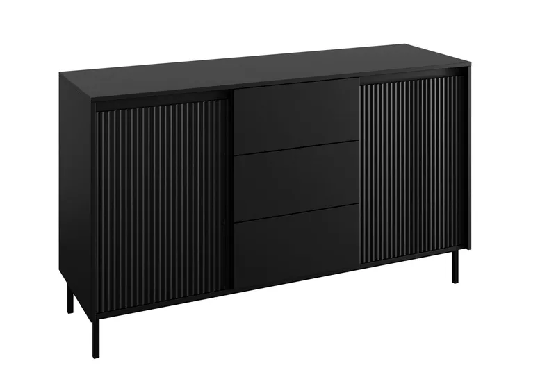 Bjurholm Kommode 153 cm, Sort