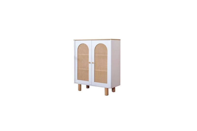 Bohemian Skænk 90x41 cm - Natur/Hvid - Opbevaring - Opbevaringsmøbler - Skænke & sideboards