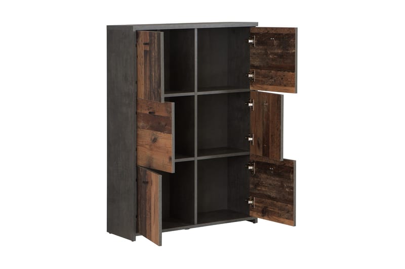 Broxton Sidebord 77 cm - Grå/Brun - Opbevaring - Opbevaringsmøbler - Skænke & sideboards