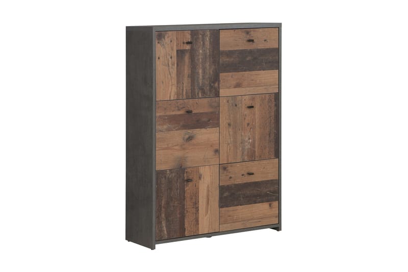 Broxton Sidebord 77 cm - Grå/Brun - Opbevaring - Opbevaringsmøbler - Skænke & sideboards