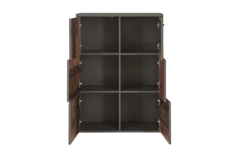 Broxton Sidebord 77 cm - Grå/Brun - Opbevaring - Opbevaringsmøbler - Skænke & sideboards
