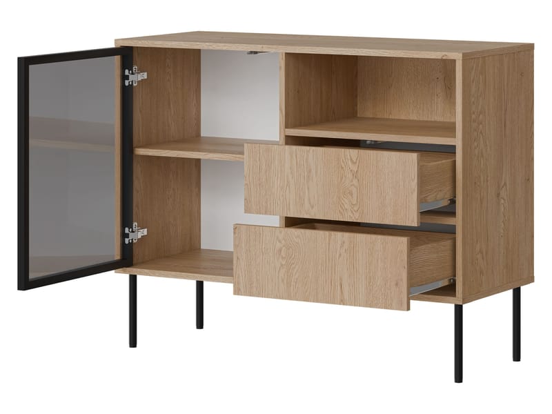 Claven skænk 100 cm - beige - Opbevaring - Opbevaringsmøbler - Skænke & sideboards