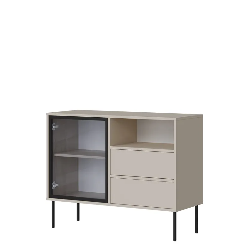 Claven skænk 100 cm - beige - Opbevaring - Opbevaringsmøbler - Skænke & sideboards