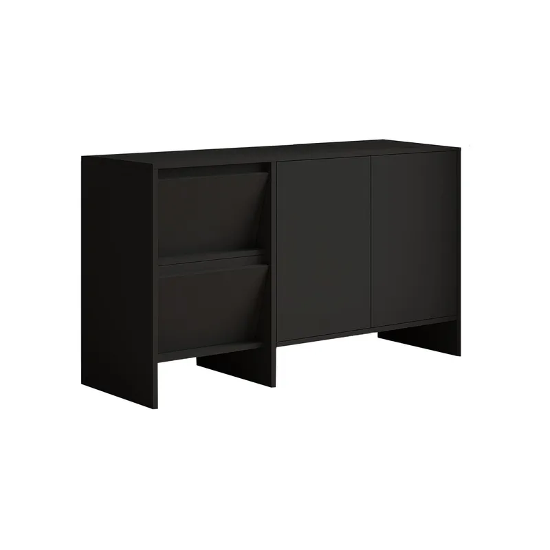 Crala Konsol 130x81,8x44 cm - Sort - Opbevaring - Opbevaringsmøbler - Skænke & sideboards