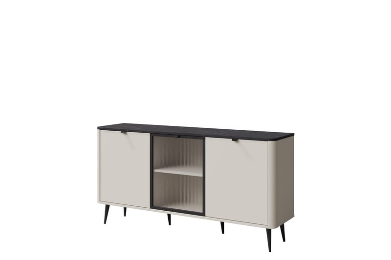 Cucina Skænk 160x40 cm - Beige/Grå - Opbevaring - Opbevaringsmøbler - Skænke & sideboards