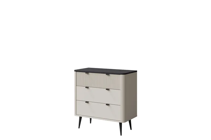 Cucina Skænk 90x40 cm - Beige/Grå - Opbevaring - Opbevaringsmøbler - Skænke & sideboards