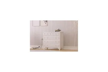 Dorian Hjørnekommode 90 cm - Mat Hvid - Opbevaring - Opbevaringsmøbler - Kommode - Entrékommode