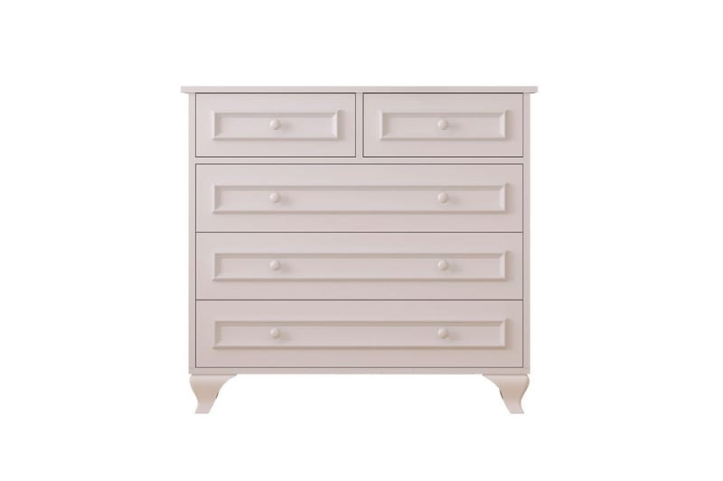 Dorian Hjørnekommode 90 cm, Mat Hvid