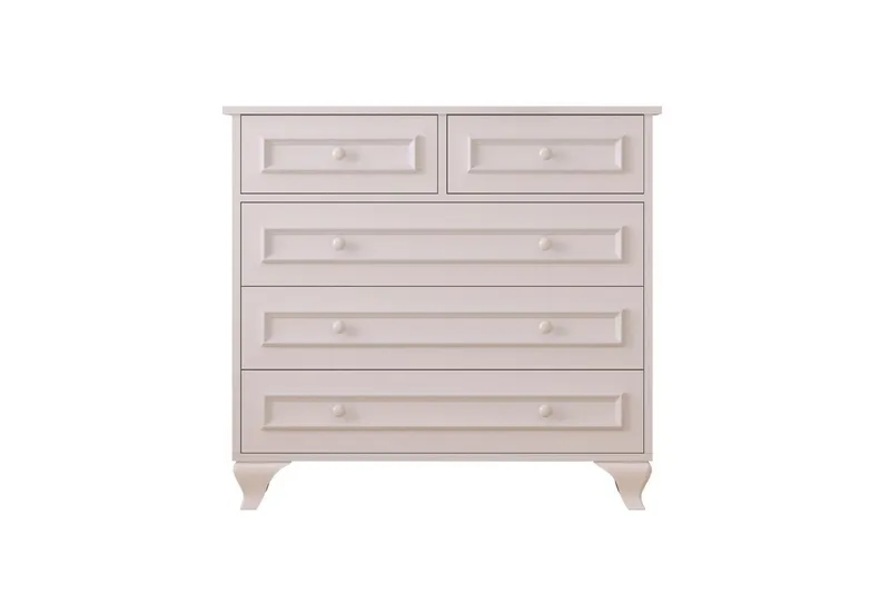 Dorian Hjørnekommode 90 cm, Mat Hvid