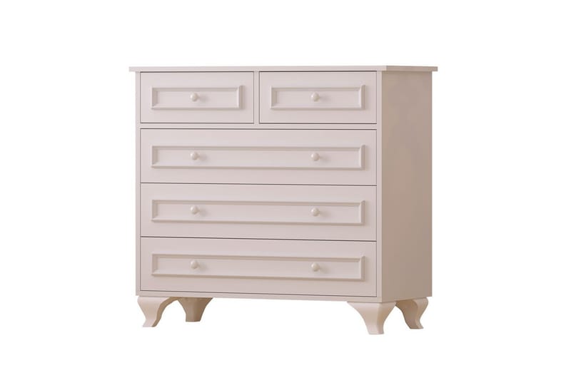 Dorian Hjørnekommode 90 cm - Mat Hvid - Opbevaring - Opbevaringsmøbler - Kommode