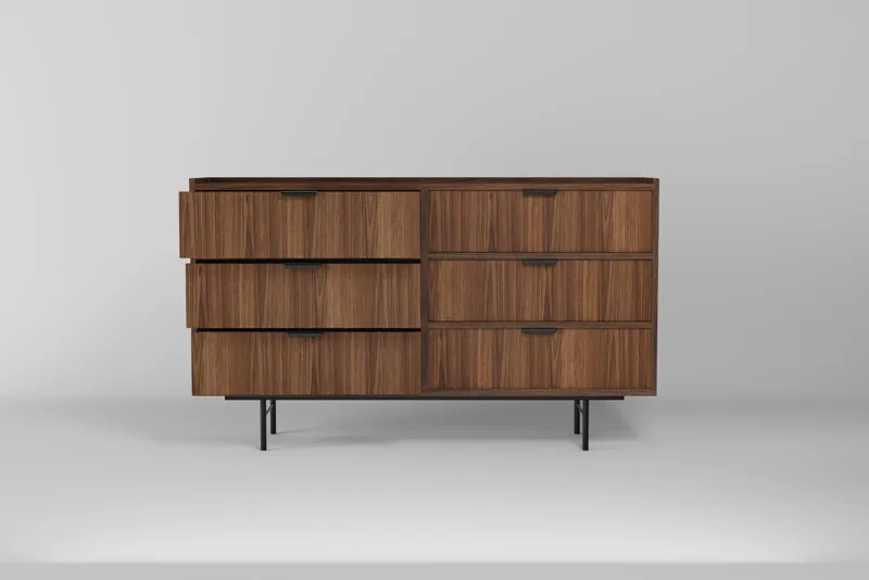 Dravo Kommode 150 cm - Warmia valnød - Opbevaring - Opbevaringsmøbler - Kommode