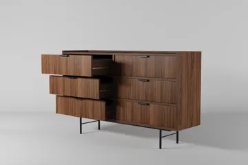 Dravo Kommode 150 cm - Warmia valnød - Opbevaring - Opbevaringsmøbler - Kommode