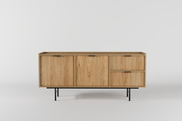 Dravo Skænk 68x150 cm - Naturlig hickory - Opbevaring - Opbevaringsmøbler - Skænke & sideboards