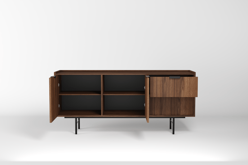 Dravo Skænk 68x150 cm - Warmia valnød - Opbevaring - Opbevaringsmøbler - Skænke & sideboards