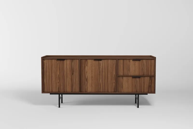 Dravo Skænk 68x150 cm - Warmia valnød - Opbevaring - Opbevaringsmøbler - Skænke & sideboards