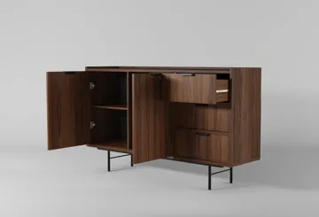 Dravo Skænk 90x150 cm - Warmia valnød - Opbevaring - Opbevaringsmøbler - Skænke & sideboards