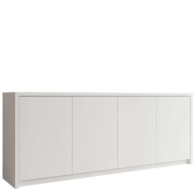 Driva skænk 198 cm, Hvid