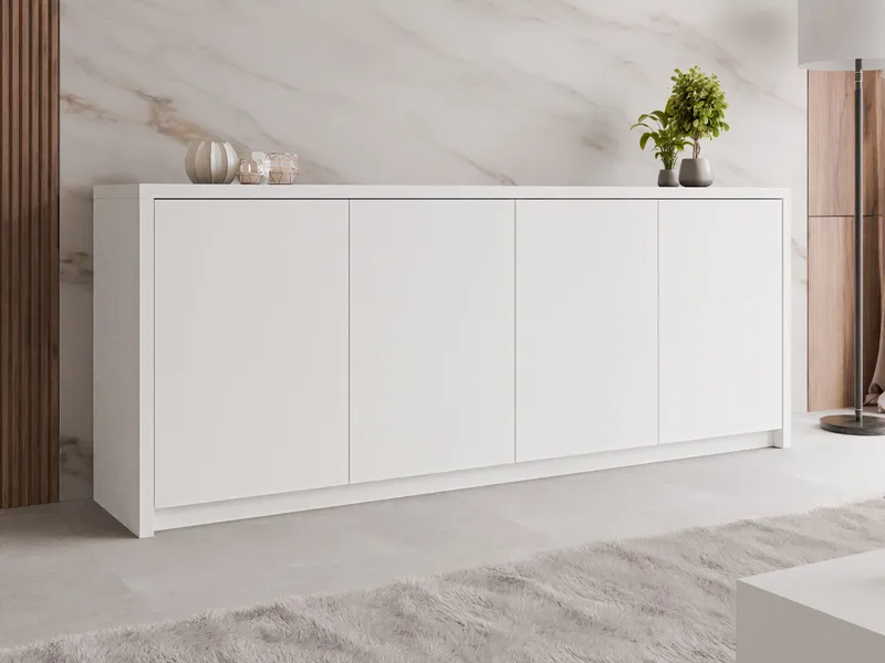 Driva skænk 198 cm - Hvid - Opbevaring - Opbevaringsmøbler - Skænke & sideboards