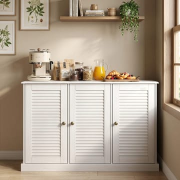Edith skænk 125x80 cm - Hvid - Opbevaring - Opbevaringsmøbler - Skænke & sideboards