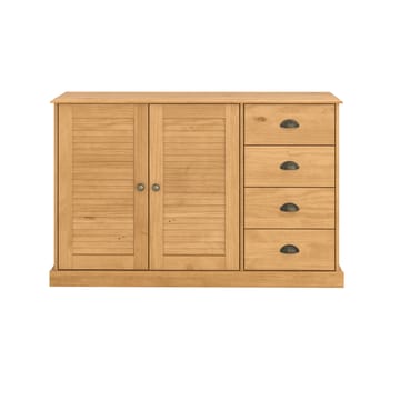 Edith Skænk 125x80 cm i Fyrretræ - Brun - Opbevaring - Opbevaringsmøbler - Skænke & sideboards