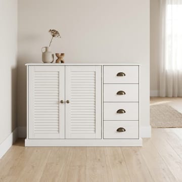 Edith Skænk 125x80 cm i Træ - Hvid - Opbevaring - Opbevaringsmøbler - Skænke & sideboards