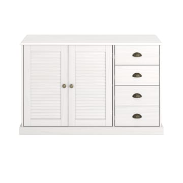 Edith Skænk 125x80 cm i Træ - Hvid - Opbevaring - Opbevaringsmøbler - Skænke & sideboards