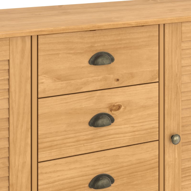 Edith skænk 166x80 cm - Bejdset/vokset - Opbevaring - Opbevaringsmøbler - Skænke & sideboards