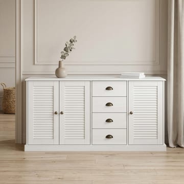 Edith skænk 166x80 cm - Hvid - Opbevaring - Opbevaringsmøbler - Skænke & sideboards