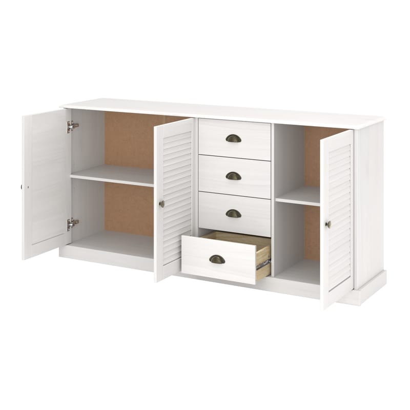 Edith skænk 166x80 cm - Hvid - Opbevaring - Opbevaringsmøbler - Skænke & sideboards