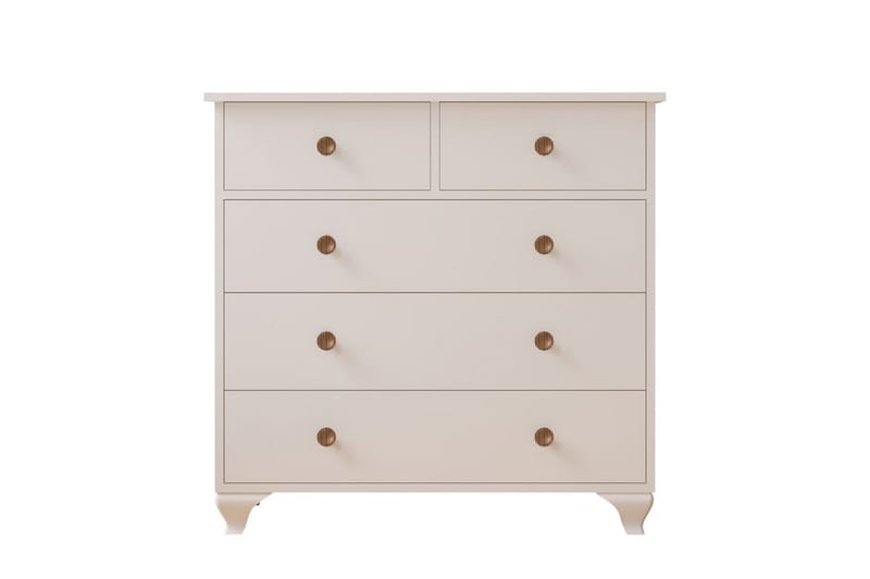 Elyra Hjørnekommode 90 cm - Mat Hvid - Opbevaring - Opbevaringsmøbler - Kommode