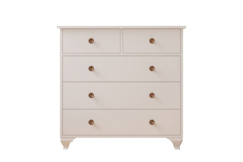 Elyra Hjørnekommode 90 cm - Mat Hvid - Opbevaring - Opbevaringsmøbler - Kommode