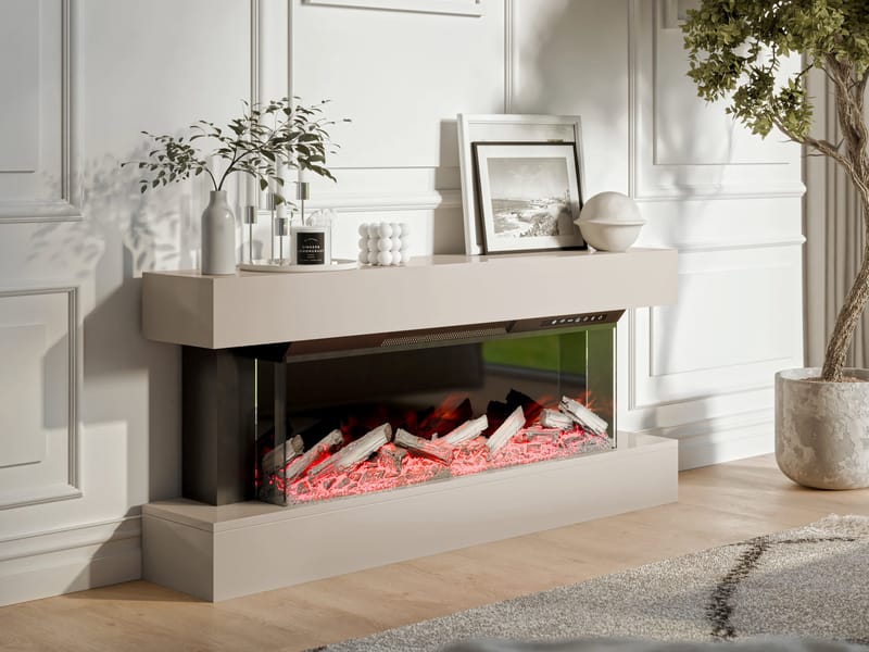 Erylin Elektrisk Pejs 120 cm - Opbevaring - Opbevaringsmøbler - Kommode