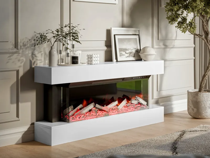 Erylin Elektrisk Pejs 120 cm - Opbevaring - Opbevaringsmøbler - Kommode