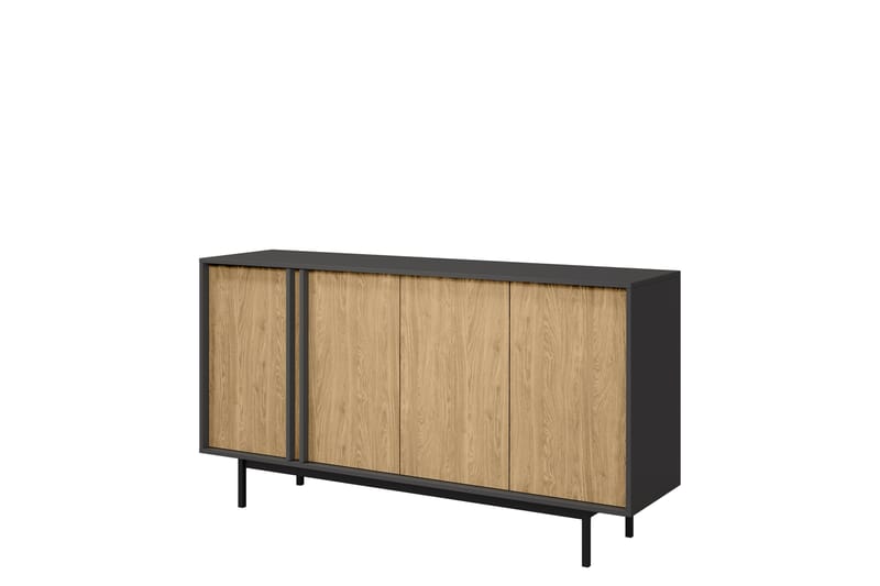 Farshian Skænk 163x43 cm - Grå/Brun - Opbevaring - Opbevaringsmøbler - Skænke & sideboards