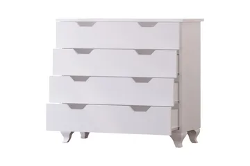 Feylor Hjørnekommode 86 cm - Mat Hvid - Opbevaring - Opbevaringsmøbler - Kommode - Entrékommode