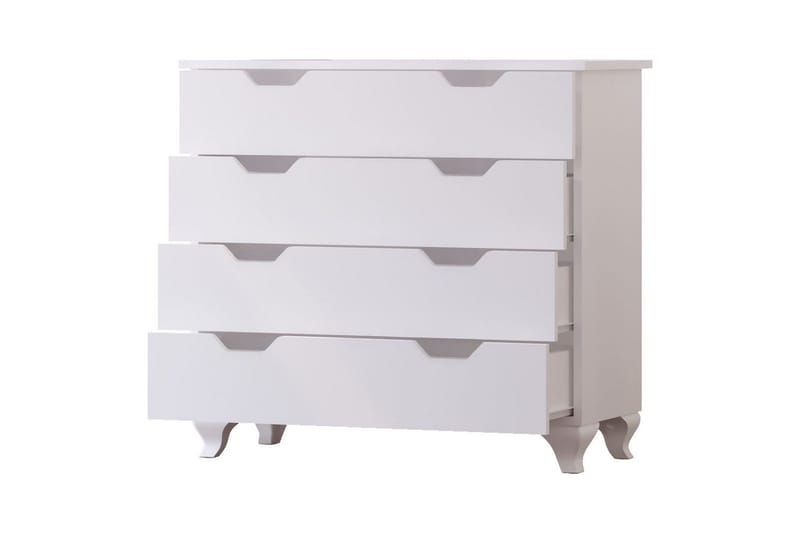 Feylor Hjørnekommode 86 cm - Mat Hvid - Opbevaring - Opbevaringsmøbler - Kommode - Entrékommode