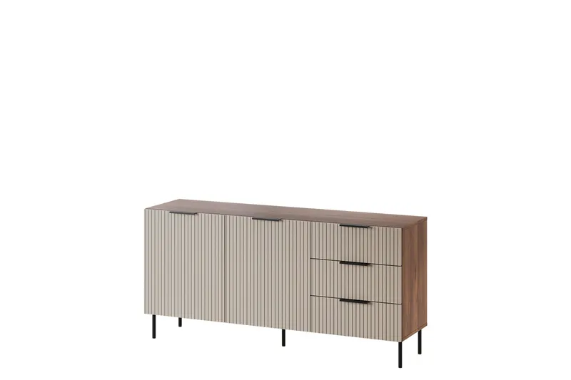 Fiesta Skænk 156x42 cm, Brun/Beige
